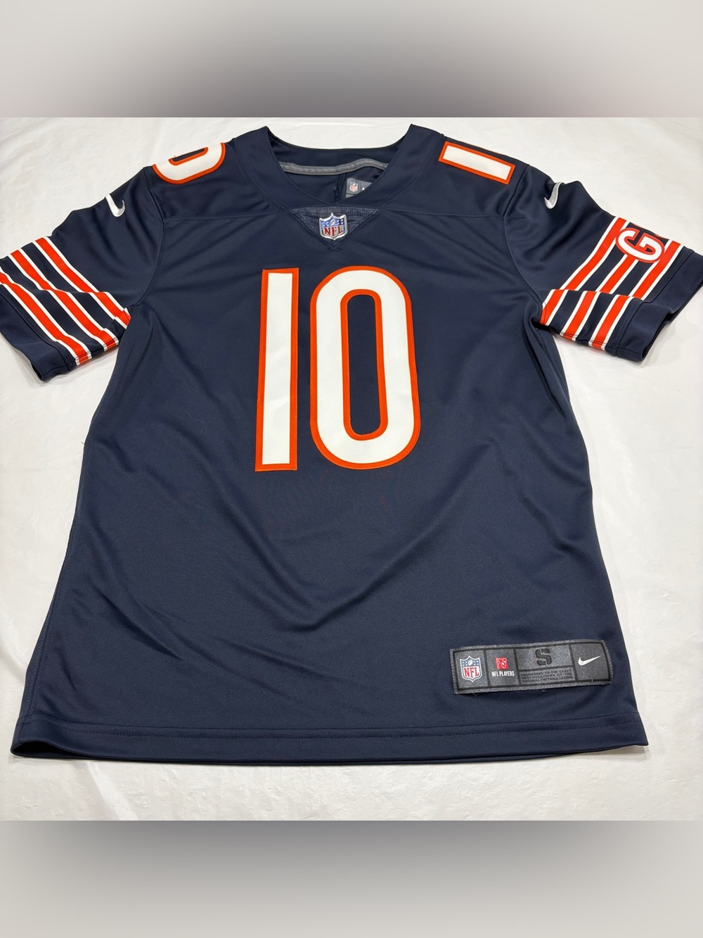 Nike Chicago Bears Mitchell Trubisky #10 Jersey Mens Small On Field NFL